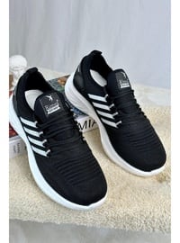 Black - White - Sport - Sports Shoes