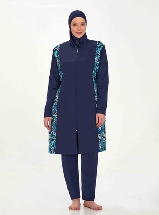 Dark Navy Blue - Burkini - Adasea