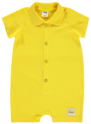 Yellow - Baby Sleepsuits - Civil Baby