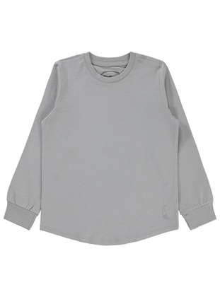 Grey - Boys` Sweatshirt - Civil Boys