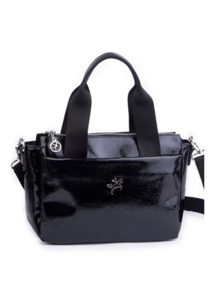 Black Patent Leather - 400gr - Crossbody - Cross Bag - Nas Bag