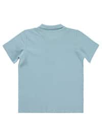 Blue - Boys` T-Shirt