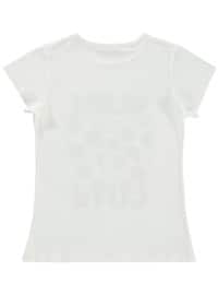 Ecru - Girls` T-Shirt