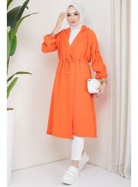 Orange - Trench-coat