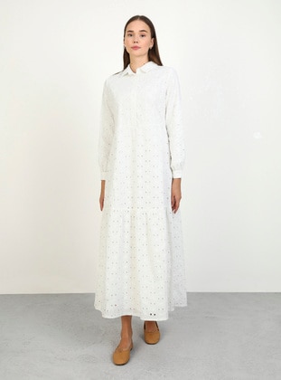 Ecru - Modest Dress - Benin