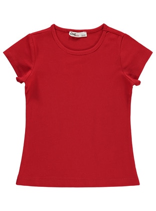 Red - Girls` T-Shirt - Civil Girls