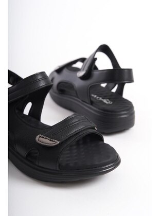 Black - Sandal - 500gr - Sandal - Shoescloud