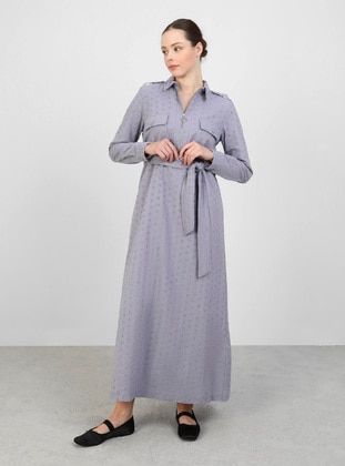 Lilac - Modest Dress - Refka