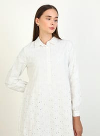 Ecru - Modest Dress