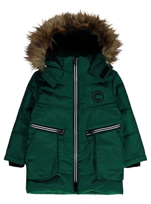 أخضر - معطف للأولاد - Civil Boys