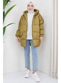 Olive Green - Puffer Jackets