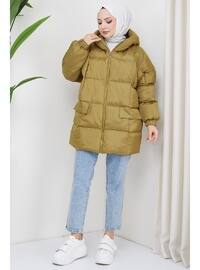 Olive Green - Puffer Jackets
