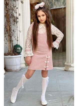 Pink - Girls` Dress - Riccotarz