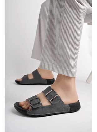 Smoke Color - Sandal - Slippers - Muggo