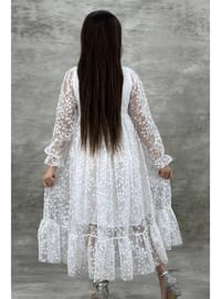 White - Girls` Dress