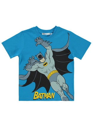 Turquoise - Boys` T-Shirt - BATMAN