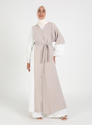 Stone Color - Abaya - Filizzade