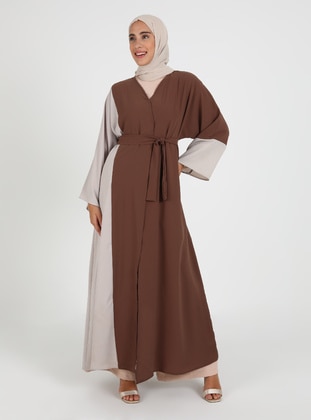 Brown - Abaya - Filizzade