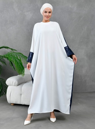 Navy Blue - Abaya - Filizzade