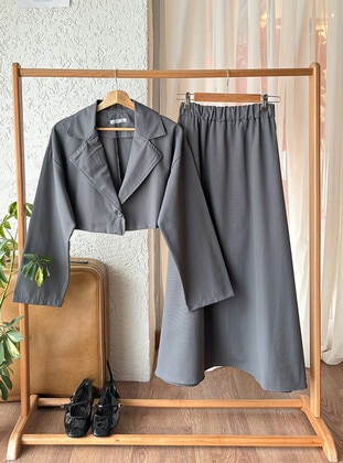 Grey - Suit - Ceylan Otantik
