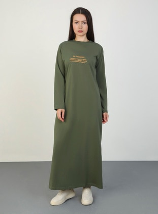 Khaki - Modest Dress - Benin