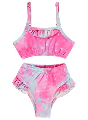 Pink - Girls` Swimsuit - Civil Girls