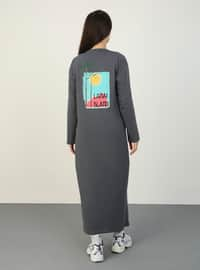 Grey - Modest Dress