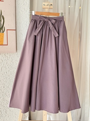 Purple - Skirt - Ceylan Otantik