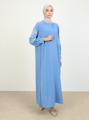 Deep Blue - Modest Dress - Refka