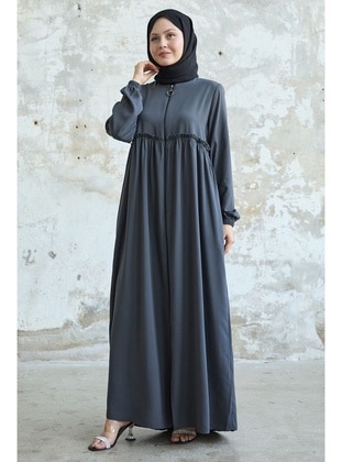 Anthracite - Unlined - Abaya - InStyle