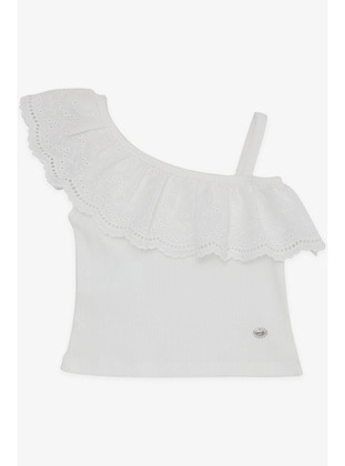 White - 150gr - Girls` T-Shirt - Breeze Girls&Boys