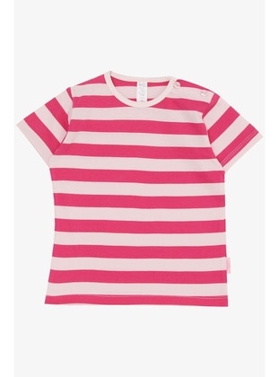 Fuchsia - 150gr - Girls` T-Shirt - Breeze Girls&Boys