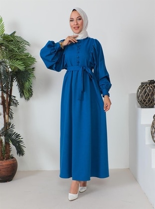 Saxe Blue - Modest Dress - Misskayle