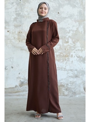 Tan - Unlined - Abaya - InStyle