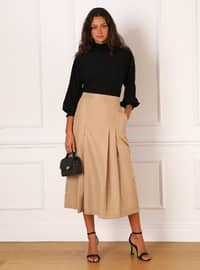 Dark Beige - Skirt