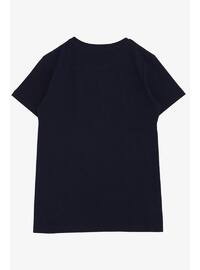 Navy Blue - 150gr - Girls` T-Shirt