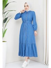 Light Blue - Modest Dress