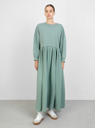 Green Almon - Modest Dress - Benin