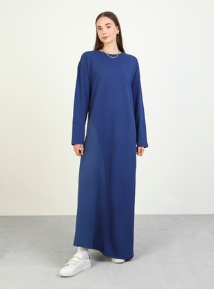 Navy Blue - Modest Dress - Benin