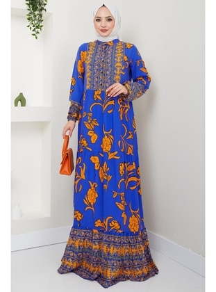 Saxe Blue - Modest Dress - Hafsa Mina