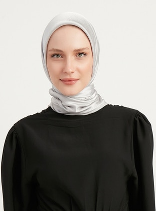 Silver color - Scarf - ŞALESS