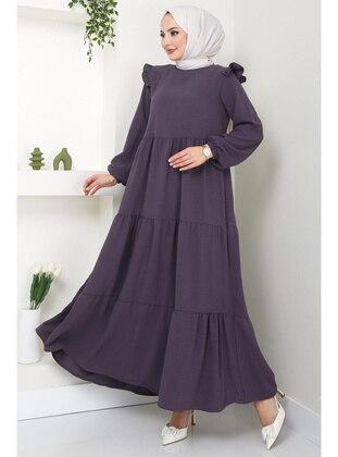 Smoke Color - Modest Dress - Hafsa Mina