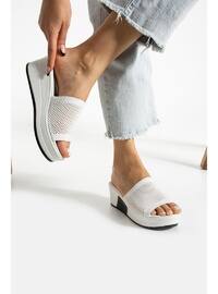 White - Sandal - 400gr - Slippers