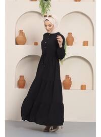  Black Modest Dress