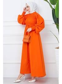 Orange - Modest Dress