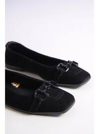 Black - Suede - Flat - 300gr - Flat Shoes