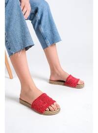 Red - Sandal - 250gr - Slippers