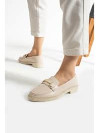 Beige - Loafer - 450gr - Casual Shoes
