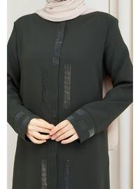 Khaki - Plus Size Abaya