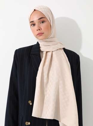 Beige - Shawl - Tuva